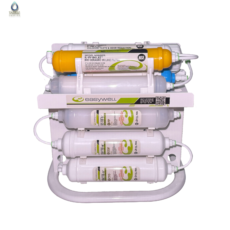 دستگاه تصفیه آب 8 مرحله 75 گالن ایزی ول مدل اکو اینلاین تایوان